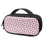 Pink Ladybug Pattern Print Insulin Cooler Travel Case