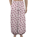 Pink Ladybug Pattern Print Lantern Pants