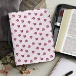 Pink Ladybug Pattern Print Leather Bible Cover