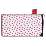 Pink Ladybug Pattern Print Mailbox Cover