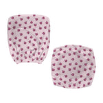 Pink Ladybug Pattern Print Office Chair Cover