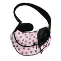 Pink Ladybug Pattern Print Pet Sling Carrier