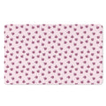 Pink Ladybug Pattern Print Polyester Doormat