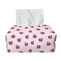 Pink Ladybug Pattern Print Rectangle Tissue Box Cover