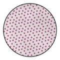Pink Ladybug Pattern Print Round Floor Mat