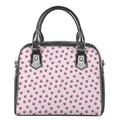 Pink Ladybug Pattern Print Shoulder Handbag