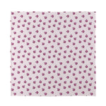 Pink Ladybug Pattern Print Silk Bandana