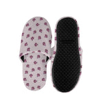 Pink Ladybug Pattern Print Slippers