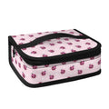 Pink Ladybug Pattern Print Small Lunch Bag