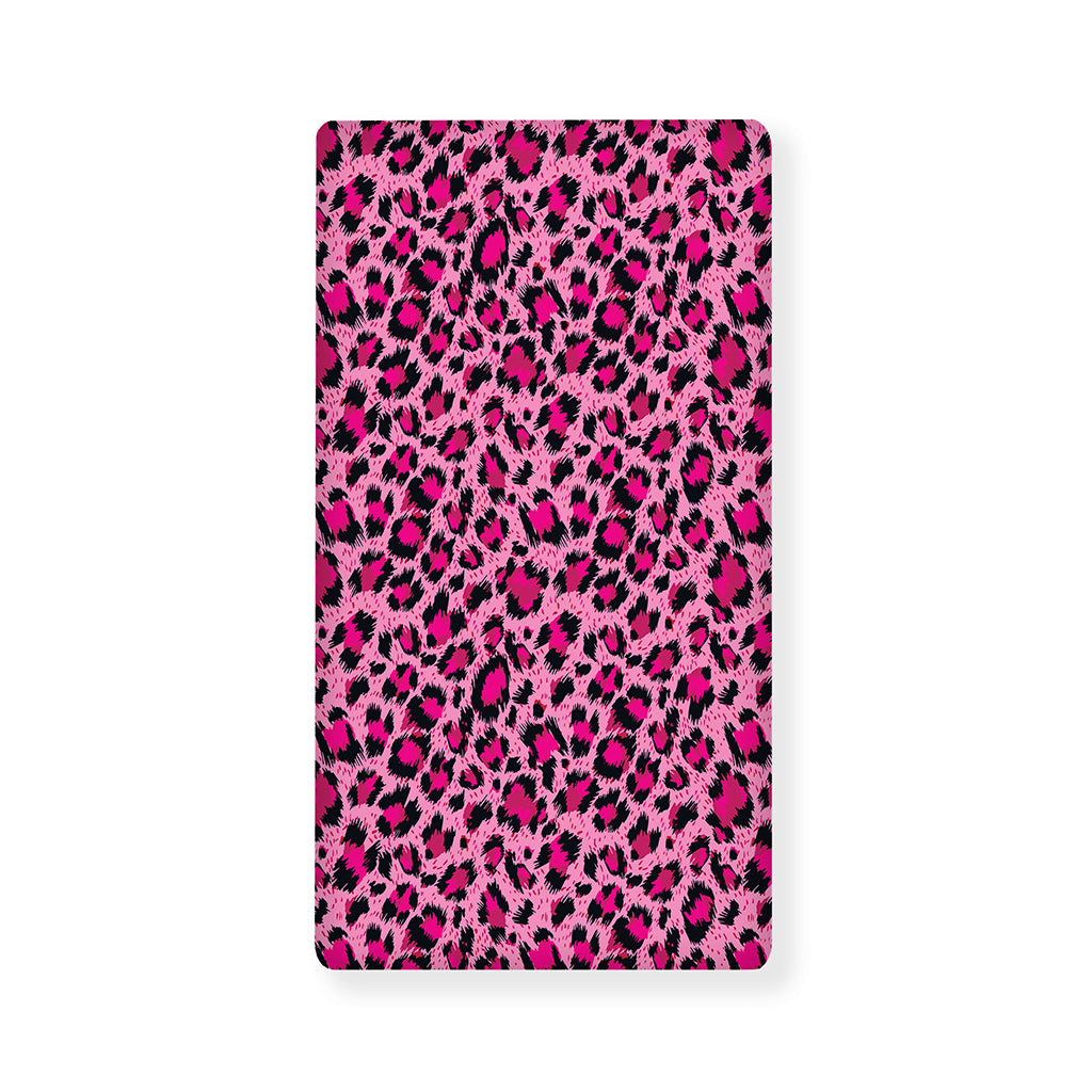 Pink Leopard Print Baby Crib Sheet