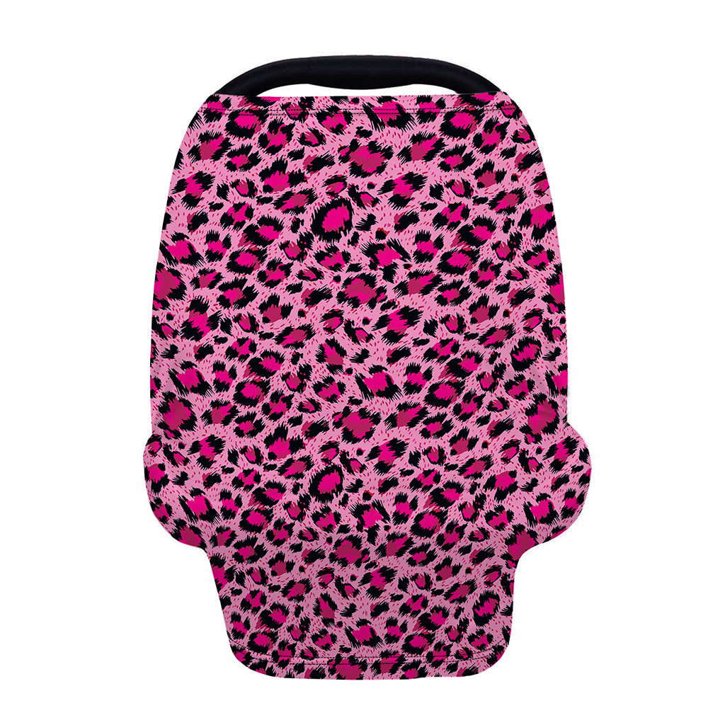 Pink Leopard Print Baby Seat Cover