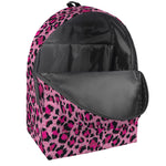 Pink Leopard Print Backpack