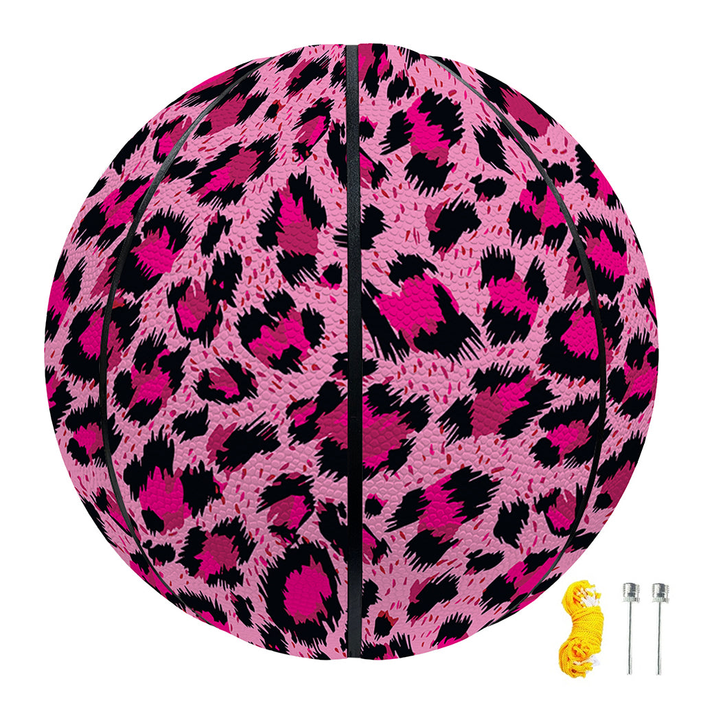 Pink Leopard Print Basketball