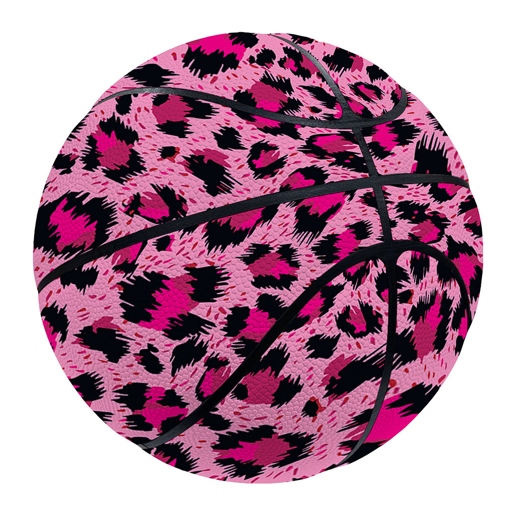 Pink Leopard Print Basketball
