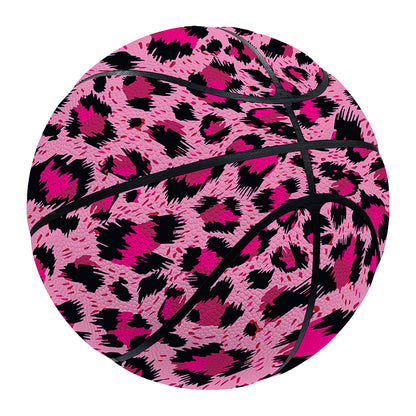Pink Leopard Print Basketball