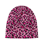 Pink Leopard Print Beanie