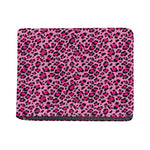 Pink Leopard Print Bifold Wallet