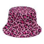 Pink Leopard Print Bucket Hat