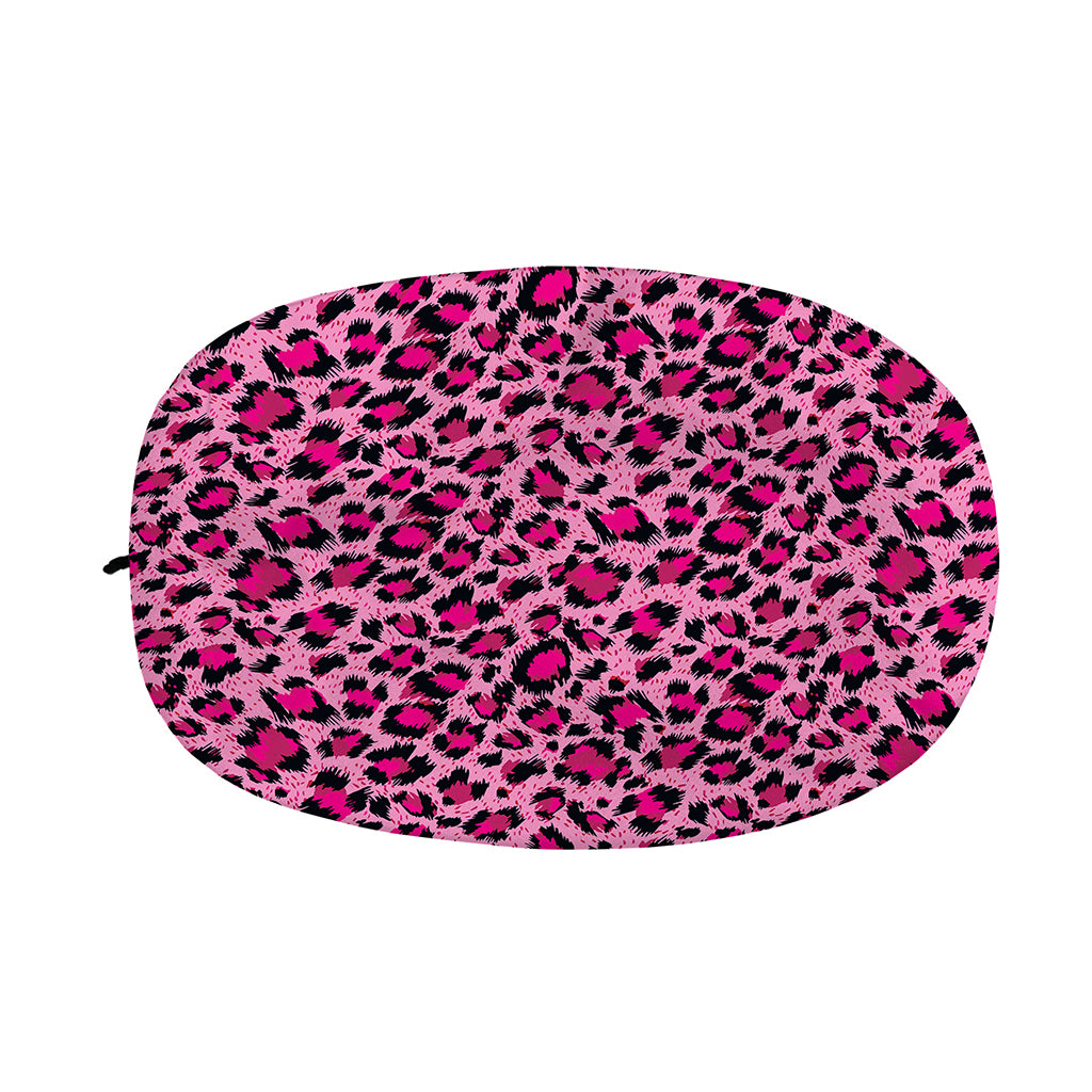 Pink Leopard Print Car Side Mirror Covers