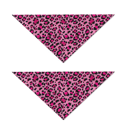 Pink Leopard Print Dog Bandana