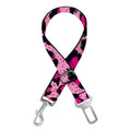 Pink Leopard Print Dog Seat Belt