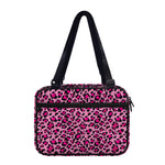 Pink Leopard Print Double Strap Bible Bag
