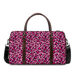 Pink Leopard Print Duffle Bag