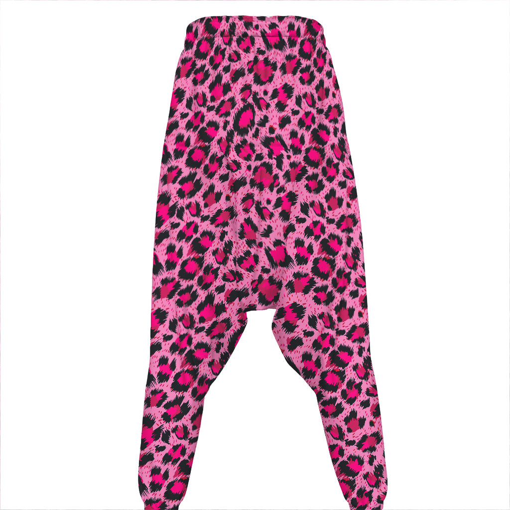 Pink Leopard Print Hammer Pants