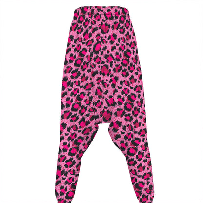 Pink Leopard Print Hammer Pants