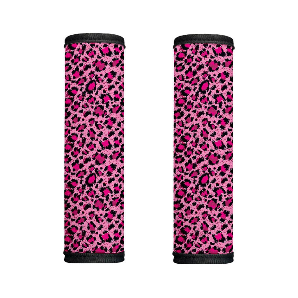 Pink Leopard Print Handle Covers