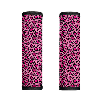 Pink Leopard Print Handle Covers