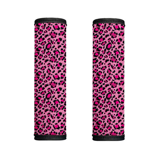Pink Leopard Print Handle Covers