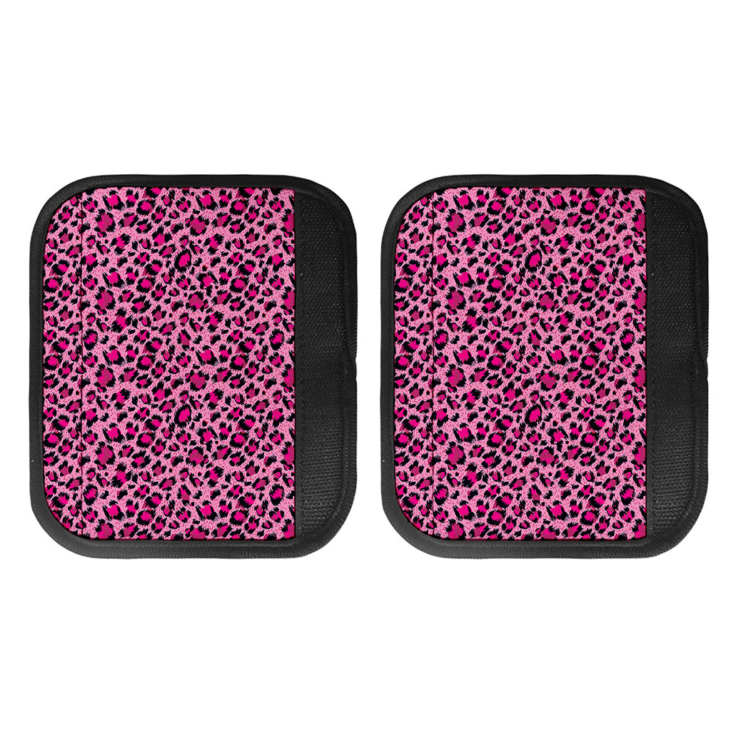 Pink Leopard Print Handle Covers