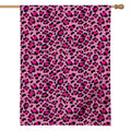 Pink Leopard Print House Flag