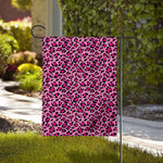 Pink Leopard Print House Flag