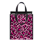 Pink Leopard Print Insulated Lunch Tote