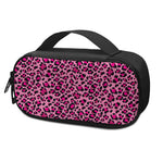 Pink Leopard Print Insulin Cooler Travel Case