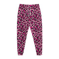 Pink Leopard Print Jogger Pants
