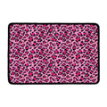 Pink Leopard Print Kitchen Mat