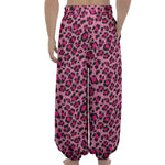 Pink Leopard Print Lantern Pants