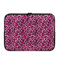 Pink Leopard Print Laptop Sleeve