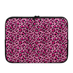 Pink Leopard Print Laptop Sleeve