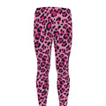 Pink Leopard Print Men's Leggings