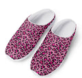 Pink Leopard Print Mesh Casual Shoes