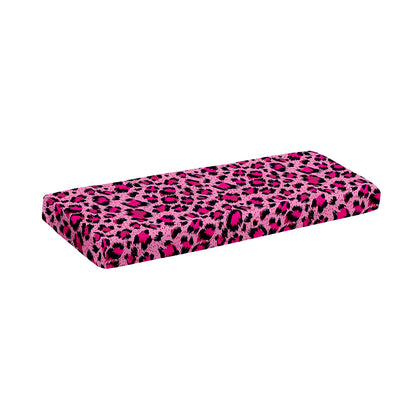 Pink Leopard Print Piano Keyboard Cover