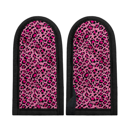 Pink Leopard Print Skillet Handle Cover