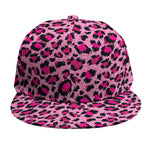 Pink Leopard Print Snapback Cap