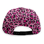 Pink Leopard Print Snapback Cap