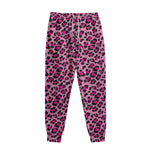 Pink Leopard Print Sweatpants