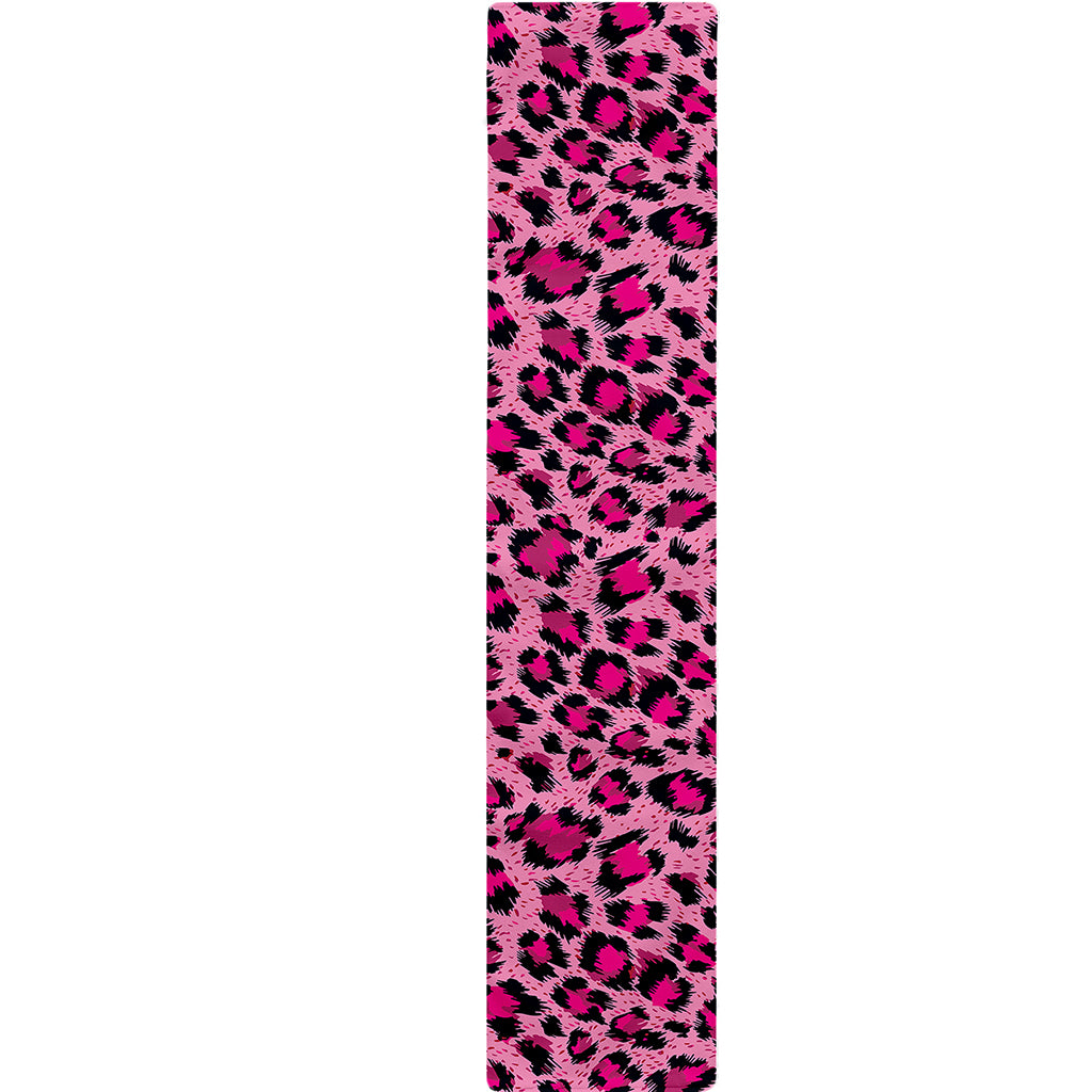 Pink Leopard Print Table Runner